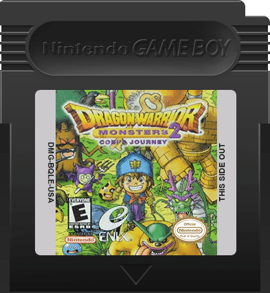 Dragon Warrior Monsters 2 : Cobi’s Journey - Nintendo Game Boy Color (Enix - 1-2) video game collectible [Barcode 695981100070] - Main Image 3