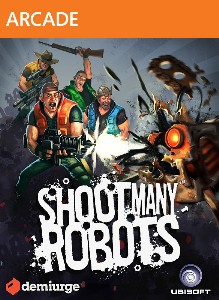 Shoot Many Robots - Microsoft Xbox 360 (Ubisoft) video game collectible - Main Image 1