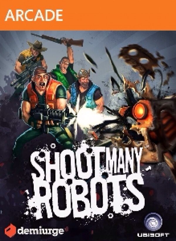 Shoot Many Robots - Microsoft Xbox 360 video game collectible - Main Image 1