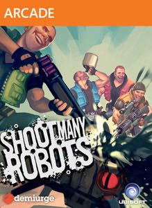 Shoot Many Robots - Microsoft Xbox 360 video game collectible - Main Image 1