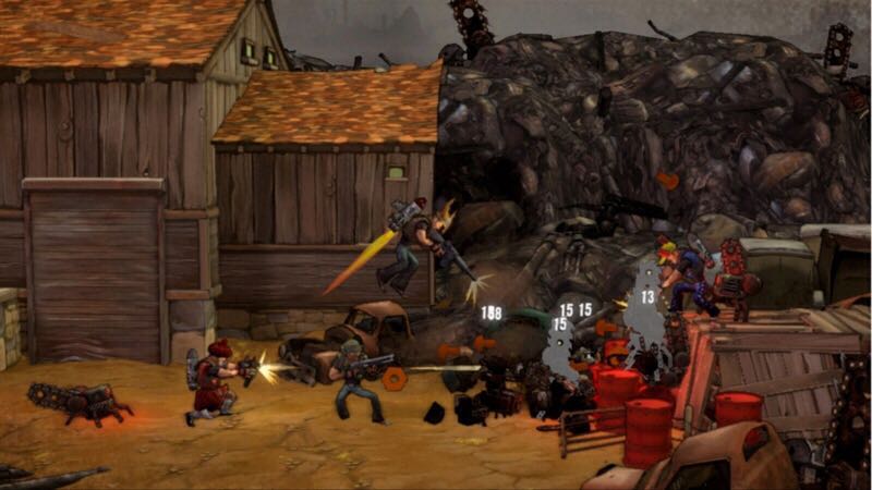 Shoot Many Robots - Microsoft Xbox 360 video game collectible - Main Image 2