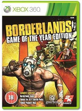 Boarderlands Game Of The Year Edition - Microsoft Xbox 360 (2K Games - 4) video game collectible - Main Image 1