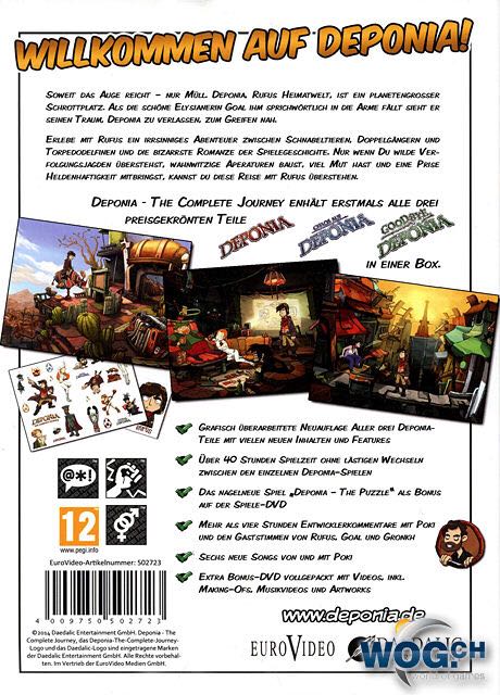 Deponia - The Complete Journey - Valve Steam (Daedalic Entertainment - 1) video game collectible [Barcode 8436010154044] - Main Image 2