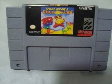 Yogi Bear’s Gold Rush - Nintendo Super Nintendo Entertainment System (SNES) video game collectible - Main Image 1