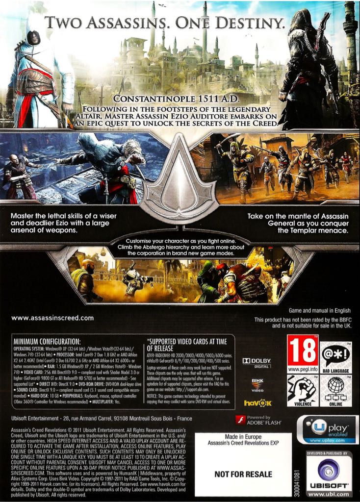 Assassin’s Creed II: Revelations - PC (Ubisoft - 1) video game collectible - Main Image 2