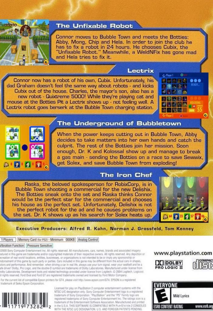 Cubix Robots For Everyone: Showdown - Sony PlayStation 2 (PS2) (The 3DO Company - 1-2) video game collectible [Barcode 790561531814] - Main Image 2