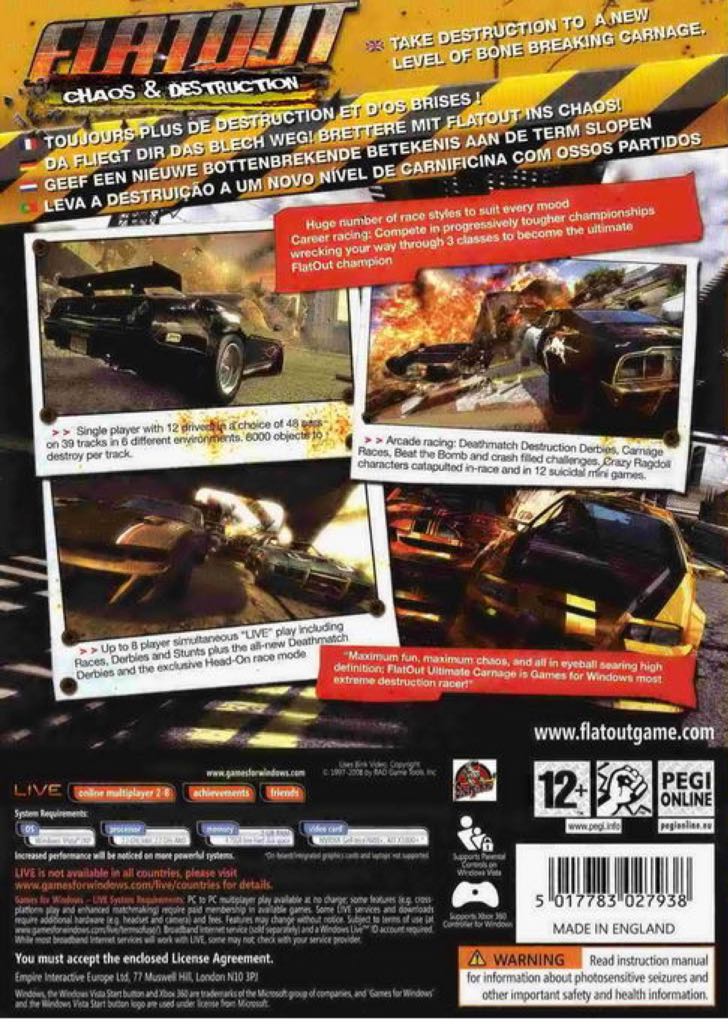 FLATOUT 3 - PC video game collectible - Main Image 2