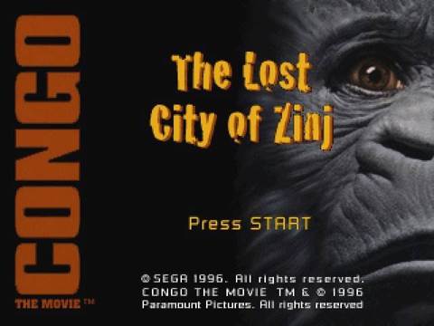 Congo the Movie: The Lost City Of Zinj - Nintendo Super Nintendo Entertainment System (SNES) video game collectible - Main Image 1