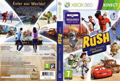Kinect Rush A Disney Pixar Adventure - Microsoft Xbox 360 (Microsoft Game Studios - 2) video game collectible [Barcode 885370377576] - Main Image 2