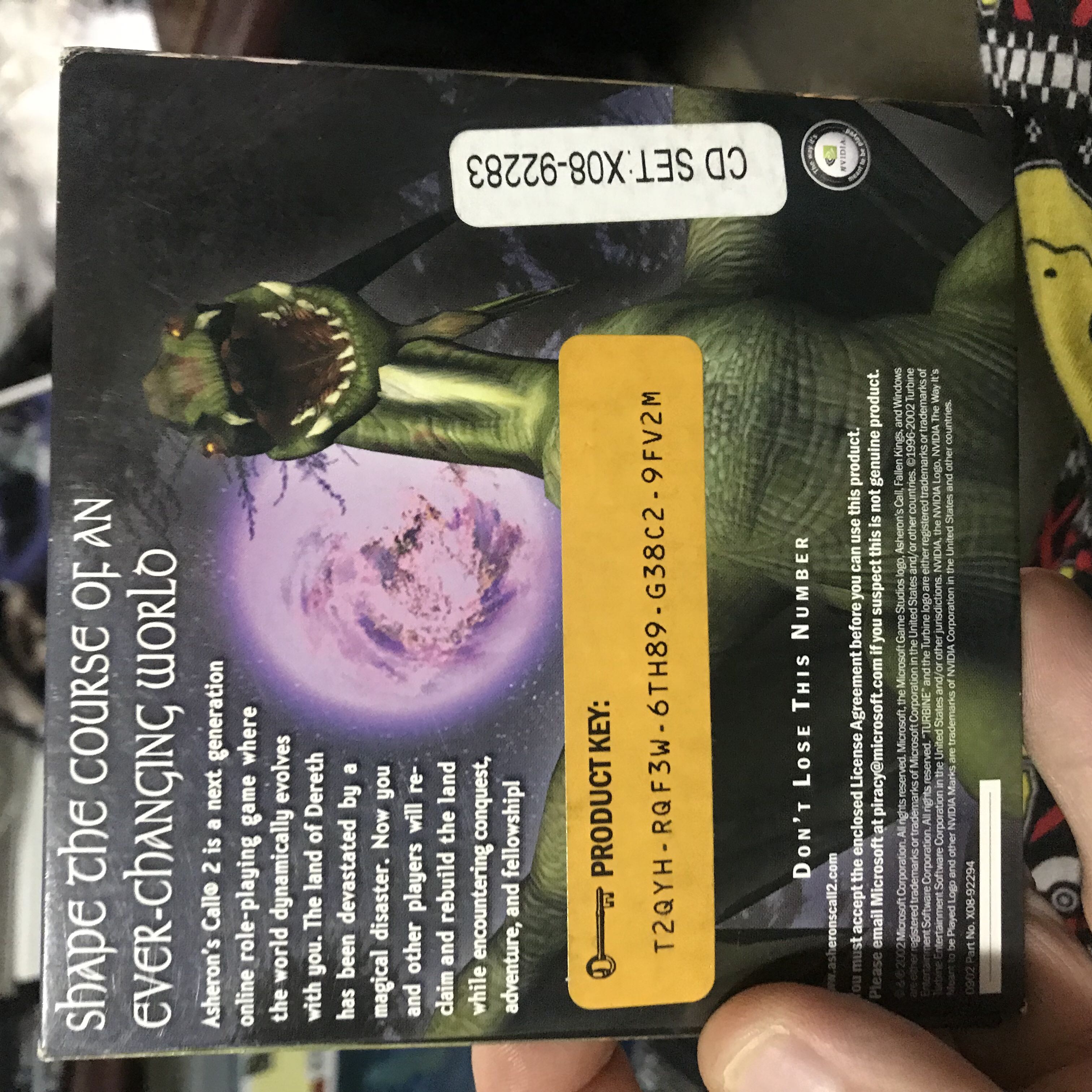 Asheron’s Call 2: Fallen Kings - PC (Microsoft Game Studios) video game collectible [Barcode 805529131248] - Main Image 2