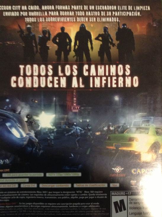 Resident Evil: Operation Raccoon City - Microsoft Xbox 360 (Capcom) video game collectible [Barcode 013388921034] - Main Image 2