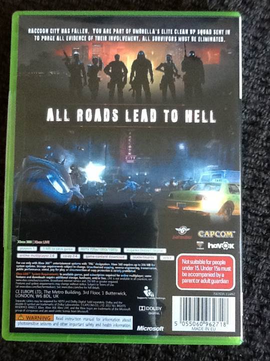 Resident Evil: Operation Raccoon City - Microsoft Xbox 360 (Capcom - 1) video game collectible [Barcode 5055060962718] - Main Image 2