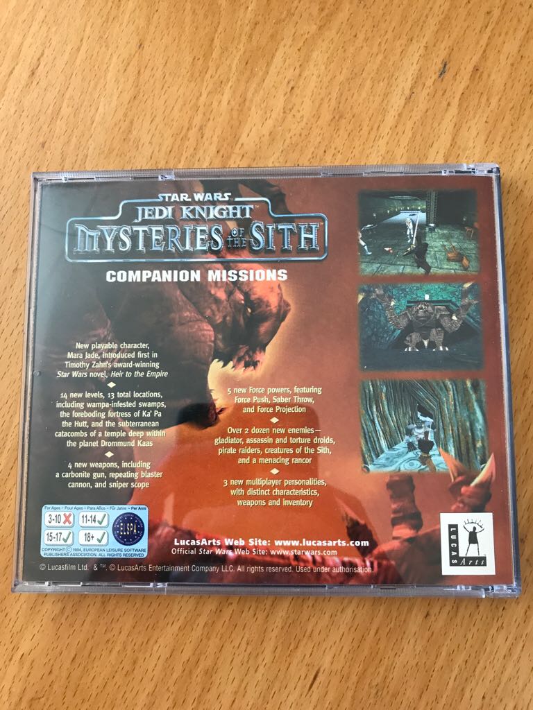 Star Wars Jedi Knight: Mysteries Of The Sith - PC video game collectible - Main Image 2