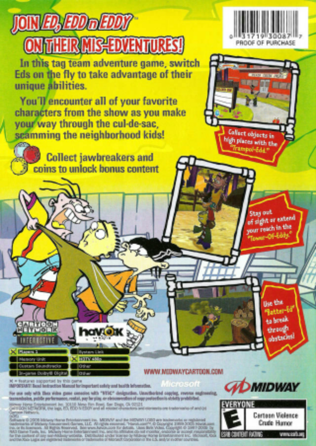 Ed, Edd n Eddy: The Mis-Edventures - Microsoft Xbox video game collectible - Main Image 2