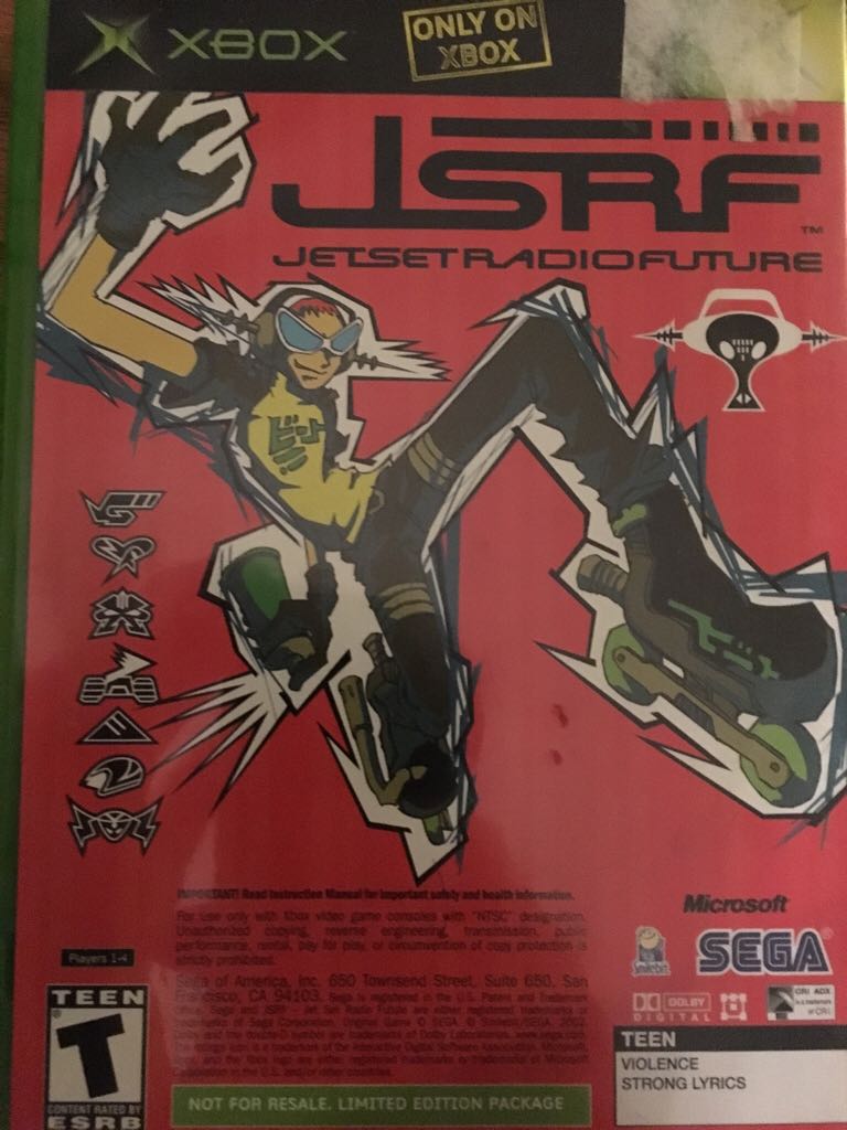 Sega GT 2002/Jet Set Radio Future - Microsoft Xbox video game collectible - Main Image 2