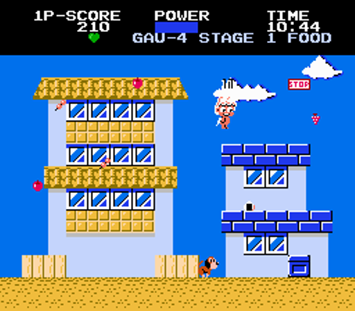 Chubby Cherub - Nintendo Entertainment System (NES) (Bandai - 1-2) video game collectible [Barcode 045557872014] - Main Image 4