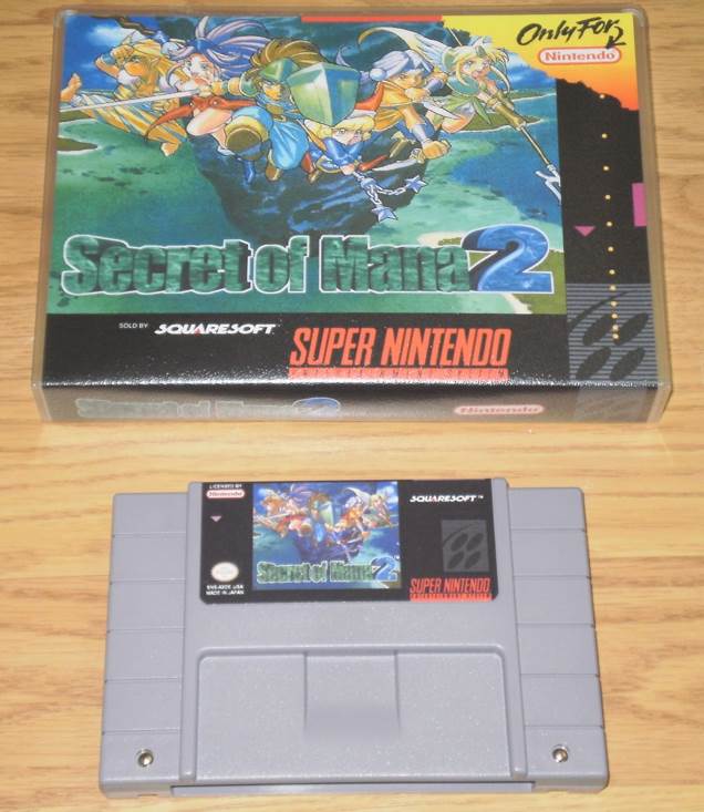 Secret Of Mana 2 - Nintendo Super Nintendo Entertainment System (SNES) video game collectible - Main Image 1