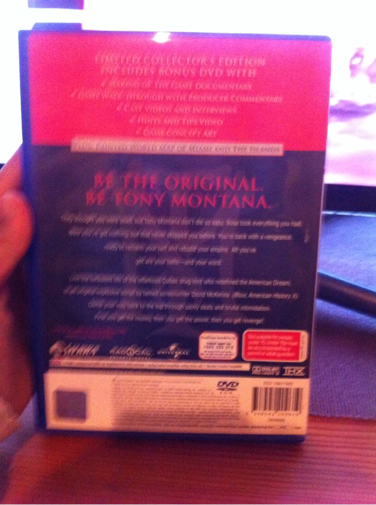 Scarface: The World Is Yours (Collector’s Edition) - Sony PlayStation 2 (PS2) (Sierra - 1) video game collectible [Barcode 3348542209619] - Main Image 2