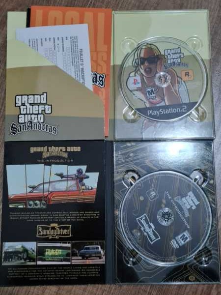 Grand Theft Auto: San Andreas [Special Edition] - Sony PlayStation 2 (PS2) (Rockstar Games - 1) video game collectible [Barcode 710425279188] - Main Image 3
