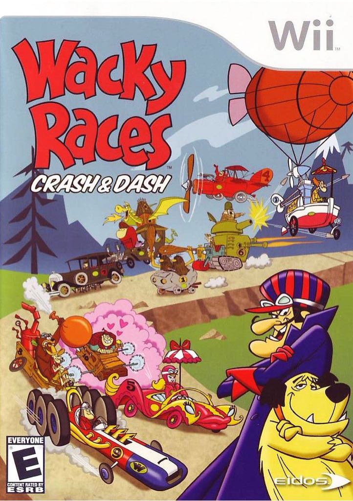 Wacky Races Crash & Dash - Nintendo Wii video game collectible - Main Image 1