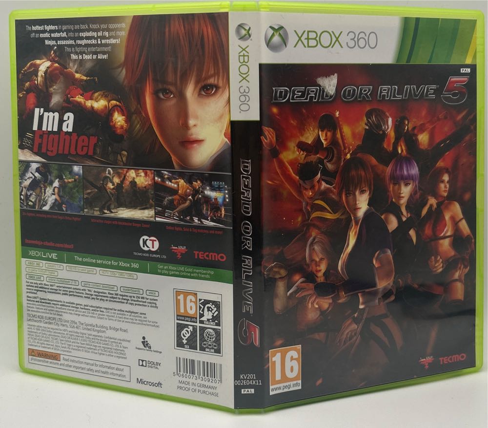 Dead or Alive 5 - Microsoft Xbox 360 (Tecmo Koei - 4) video game collectible [Barcode 5060073309207] - Main Image 3