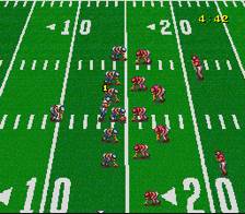 Football Fury - Nintendo Super Nintendo Entertainment System (SNES) video game collectible - Main Image 2