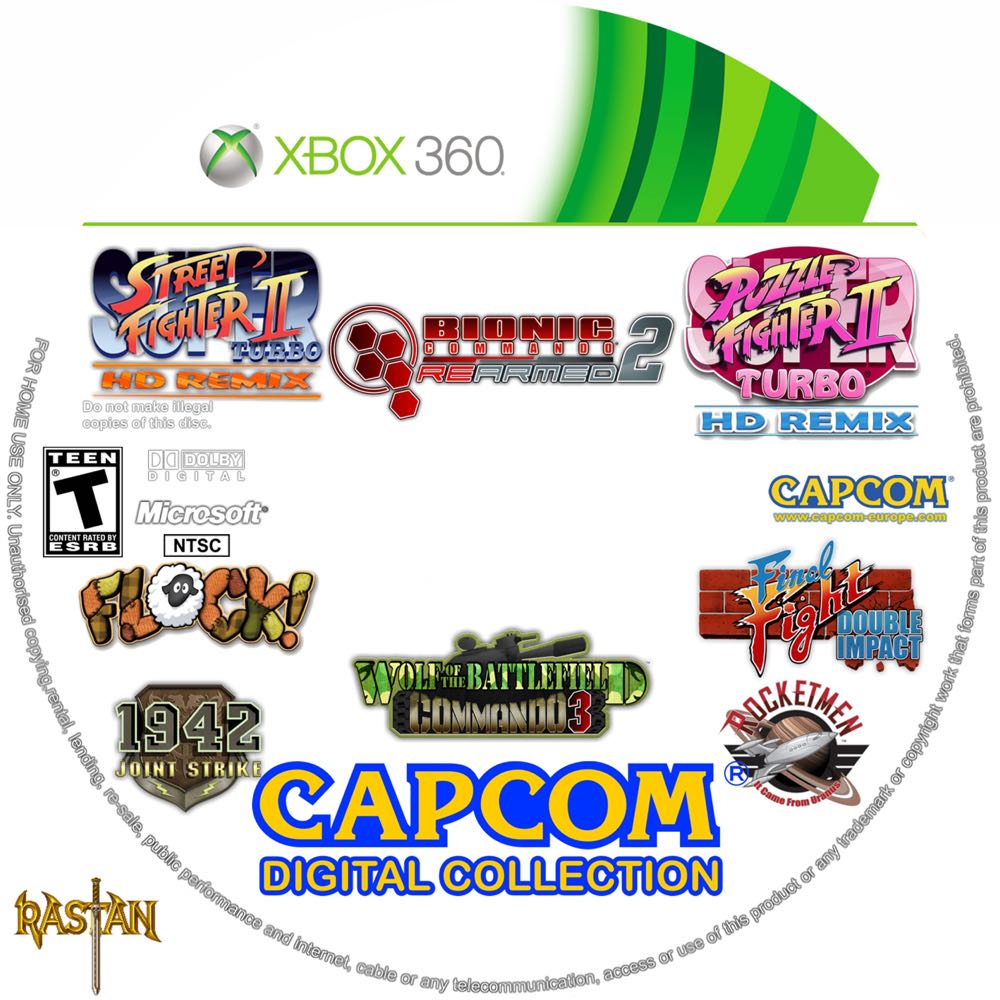Capcom Digital Collection - Microsoft Xbox 360 (Capcom - 1-2) video game collectible [Barcode 013388330676] - Main Image 3