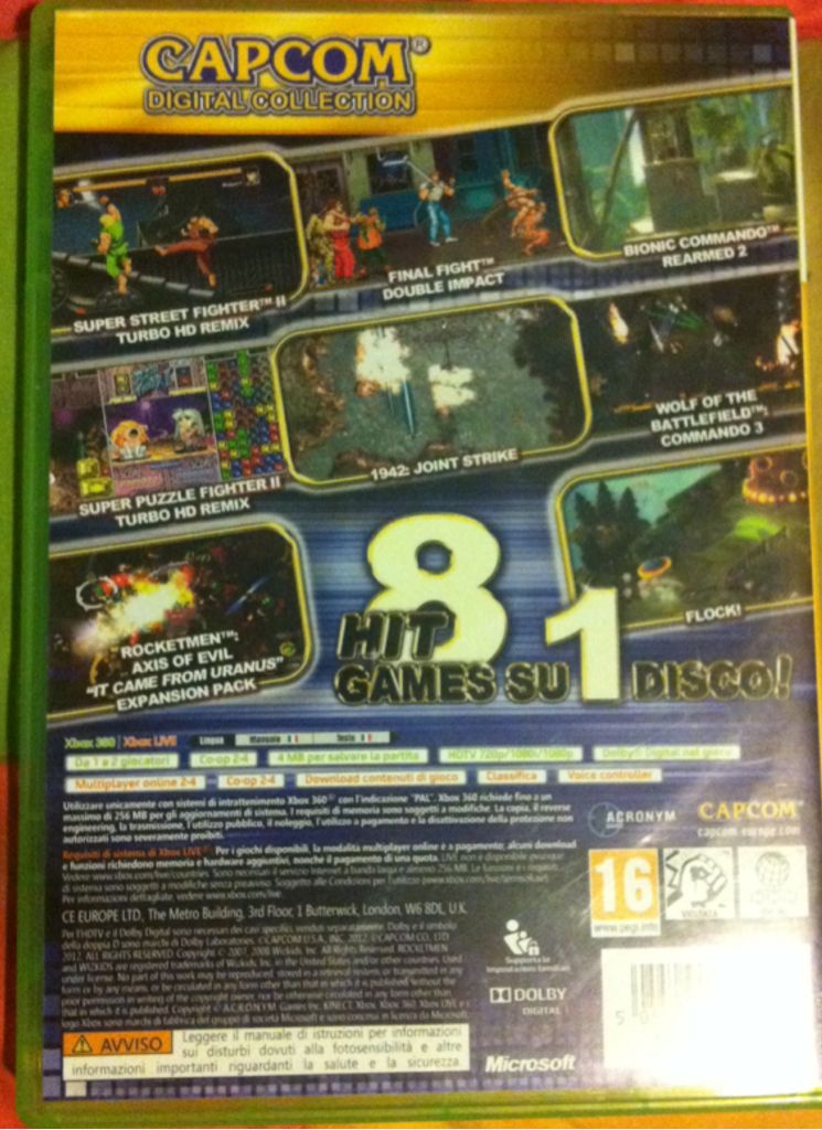 Capcom Digital Collection - Microsoft Xbox 360 video game collectible [Barcode 5055060963746] - Main Image 2