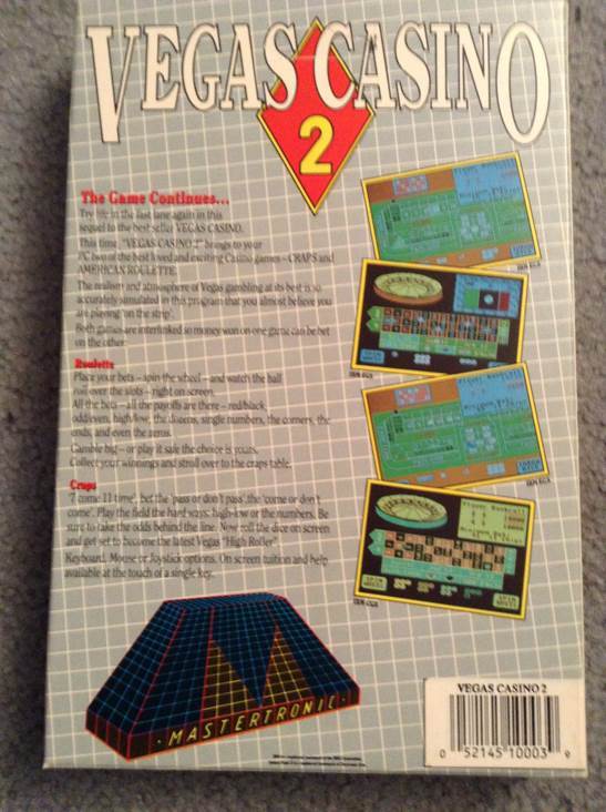 Vegas Casino 2  video game collectible [Barcode 052145100039] - Main Image 2