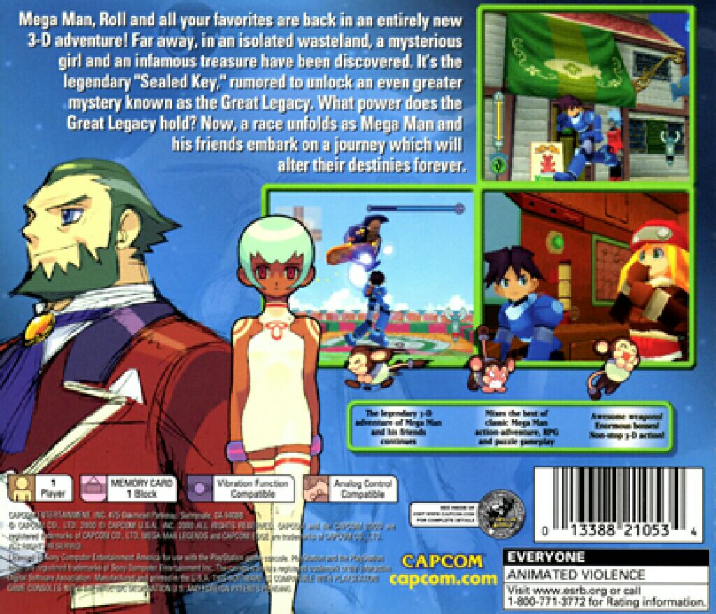 Megaman Legends 2 - Sony PlayStation video game collectible - Main Image 2