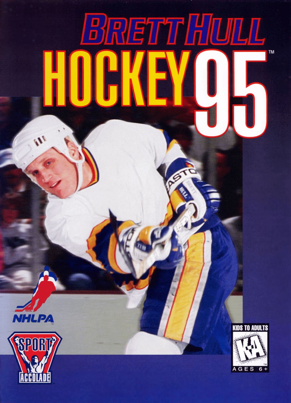 Brett Hull Hockey 95 - Nintendo Super Nintendo Entertainment System (SNES) (Accolade - 1-2) video game collectible [Barcode 015605054105] - Main Image 4