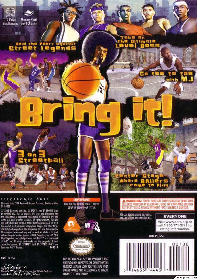 NBA Street - Sony PlayStation 2 (PS2) (Electronic Arts/EA Games - 1-2) video game collectible [Barcode 5030933026629] - Main Image 2