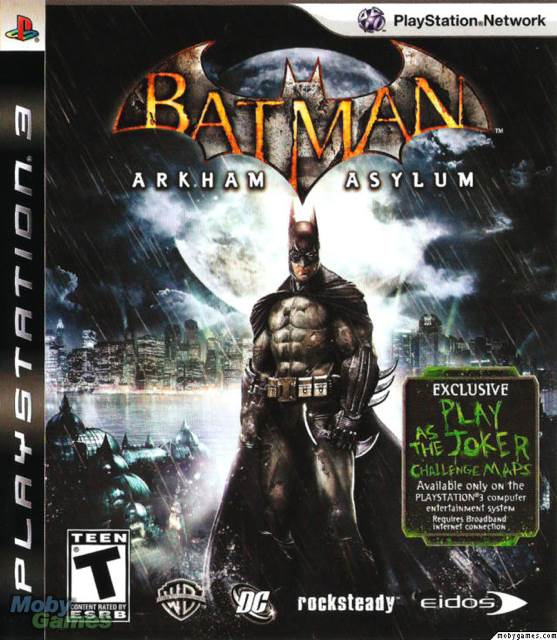 Batman: Arkham Asylum - Sony PlayStation 3 (PS3) (Eidos Interactive - 1) video game collectible [Barcode 722681500876] - Main Image 2