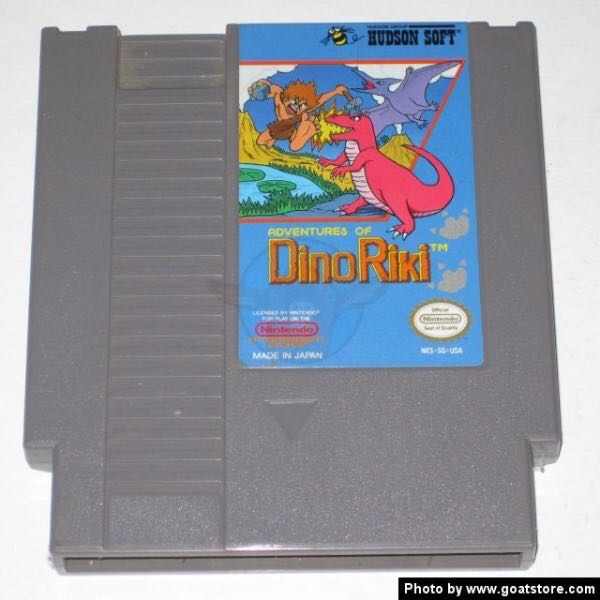 The Adventures Of Dino Riki - Nintendo Entertainment System (NES) video game collectible - Main Image 2