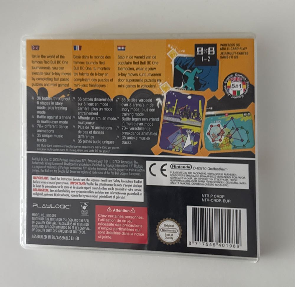 Red Bull BC One - Nintendo DS video game collectible [Barcode 8717545401989] - Main Image 2