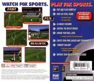 Fox Sports Soccer ’99 - Sony PlayStation (Fox Interactive, Inc. - 1-4) video game collectible [Barcode 086162049736] - Main Image 2