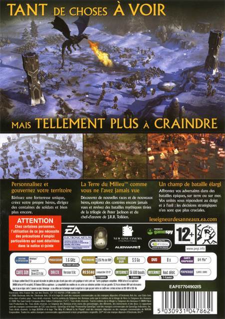 Le Seigneur Des Anneaux : La Bataille pour la Terre du Milieu II - PC video game collectible - Main Image 2
