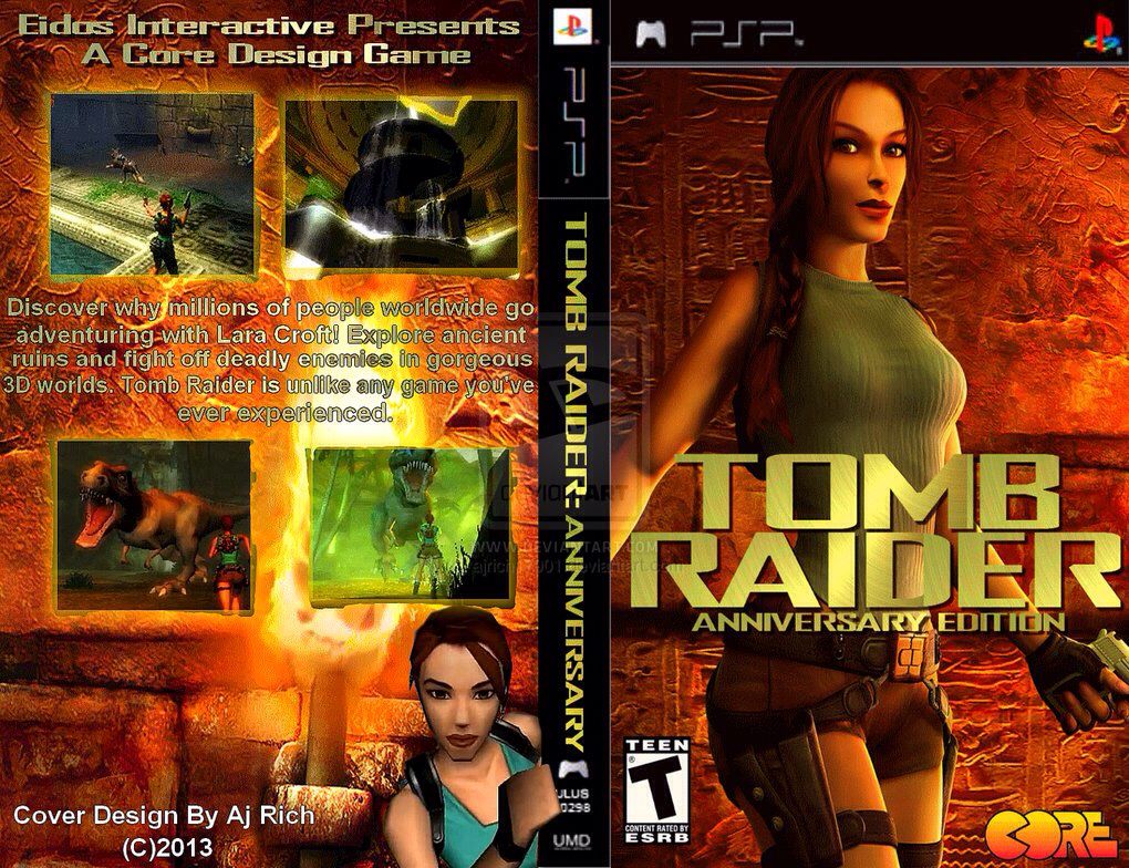 Lara Croft Tomb Raider Anniversary - Sony PlayStation Portable (PSP) (Boite Et Notice - 1) video game collectible [Barcode 5021290043107] - Main Image 2