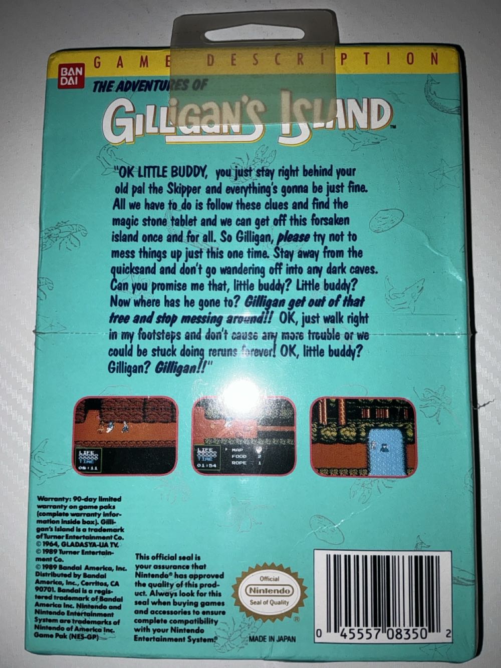 Gilligan’s Island - Nintendo Entertainment System (NES) video game collectible - Main Image 2