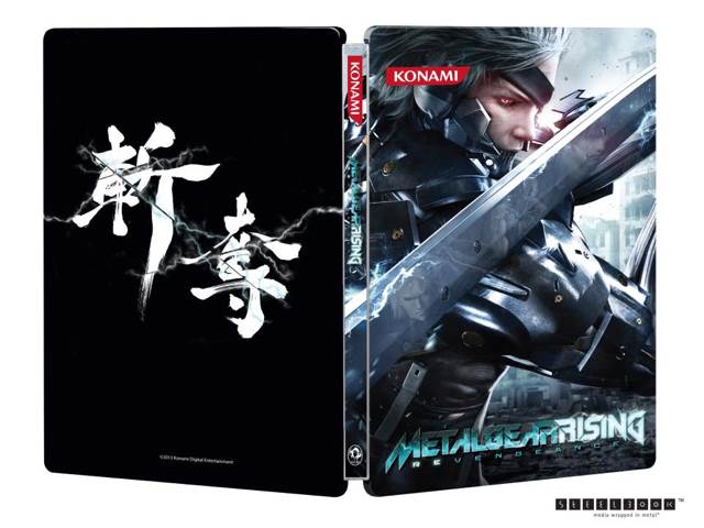Metal Gear Rising: Revengeance (Steelbook) - Sony PlayStation 3 (PS3) (Konami - 1) video game collectible [Barcode 083717202707] - Main Image 2