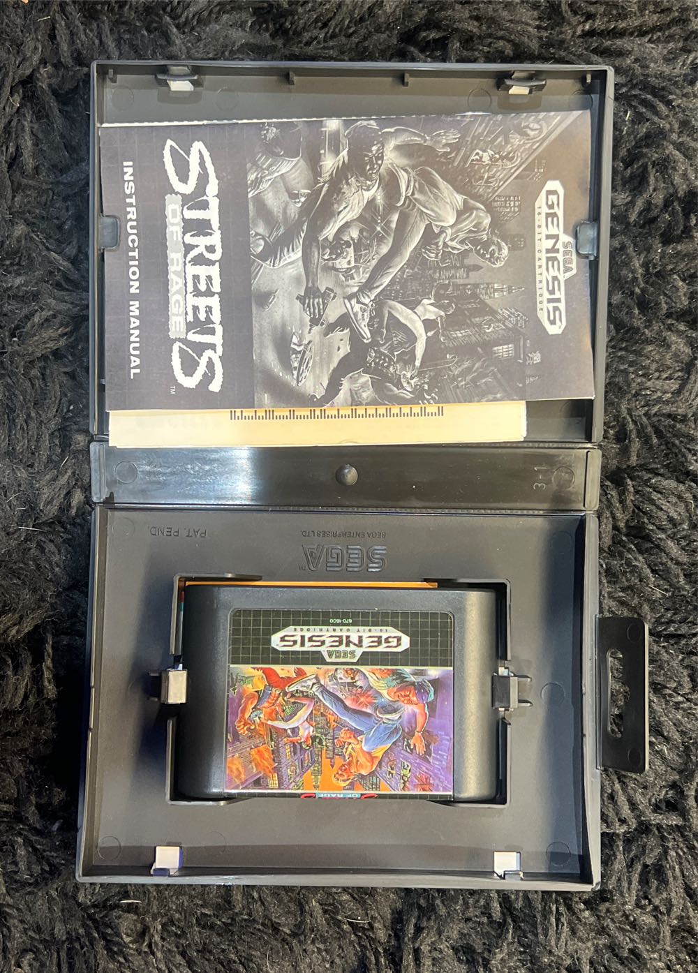 Streets of Rage - Sega Genesis (Mega Drive) (Sega - 2) video game collectible [Barcode 010086010190] - Main Image 3