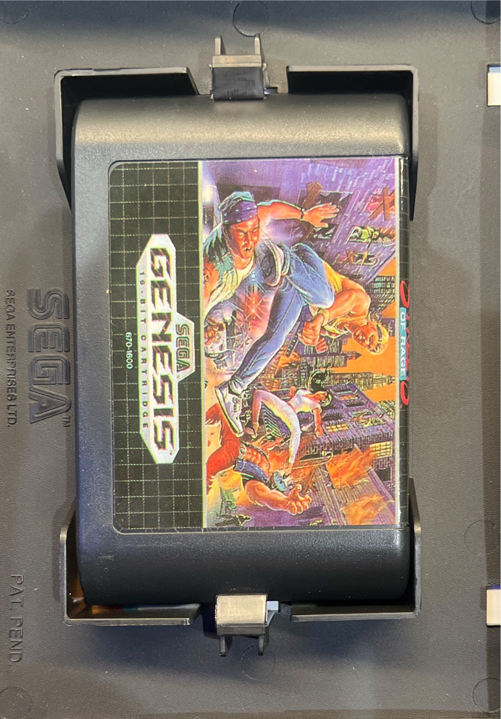 Streets of Rage - Sega Genesis (Mega Drive) (Sega - 2) video game collectible [Barcode 010086010190] - Main Image 4