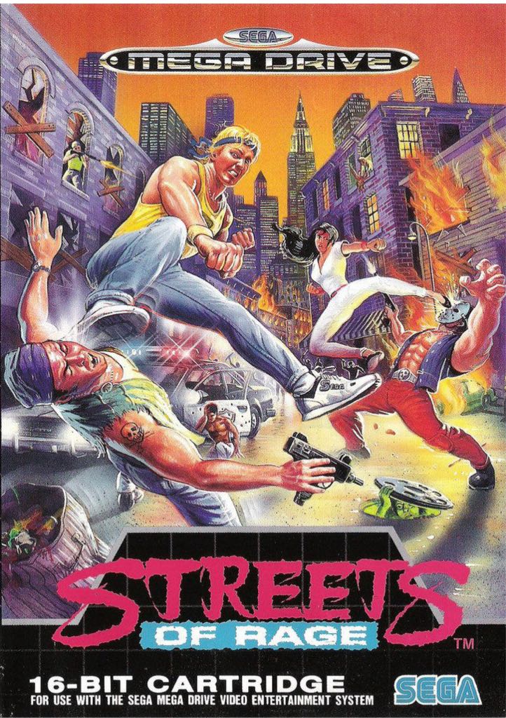 Streets Of Rage - Sega Megadrive (Sega Enterprises, Ltd - 2) video game collectible - Main Image 1