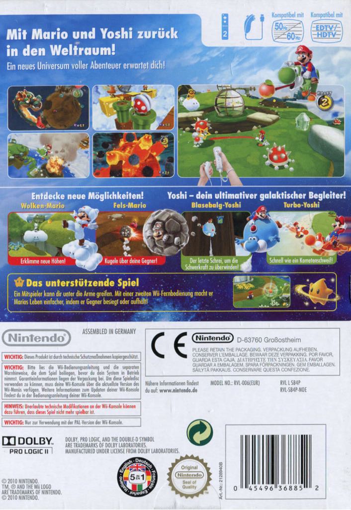 Super Mario Galaxy 2 - Nintendo Wii (Nintendo - 2) video game collectible [Barcode 045496402228] - Main Image 2