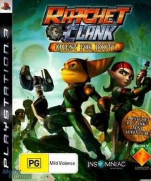 Ratchet and Clank: Quest For Booty - Sony PlayStation Network (PSN) (Sony Computer Entertaiment - 1) video game collectible [Barcode 711719739753] - Main Image 1