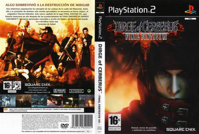 Dirge Of Cerverus FFVII - Sony PlayStation 2 (PS2) (Square Enix - 1) video game collectible [Barcode 5060121820401] - Main Image 2