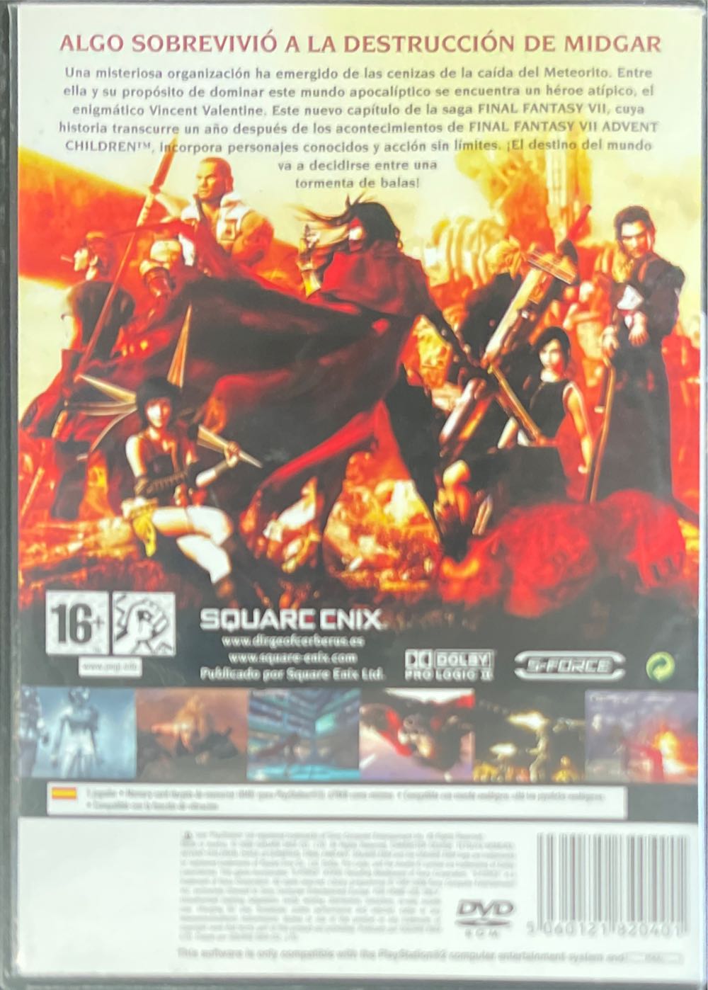 Dirge Of Cerverus FFVII - Sony PlayStation 2 (PS2) (Square Enix - 1) video game collectible [Barcode 5060121820401] - Main Image 3