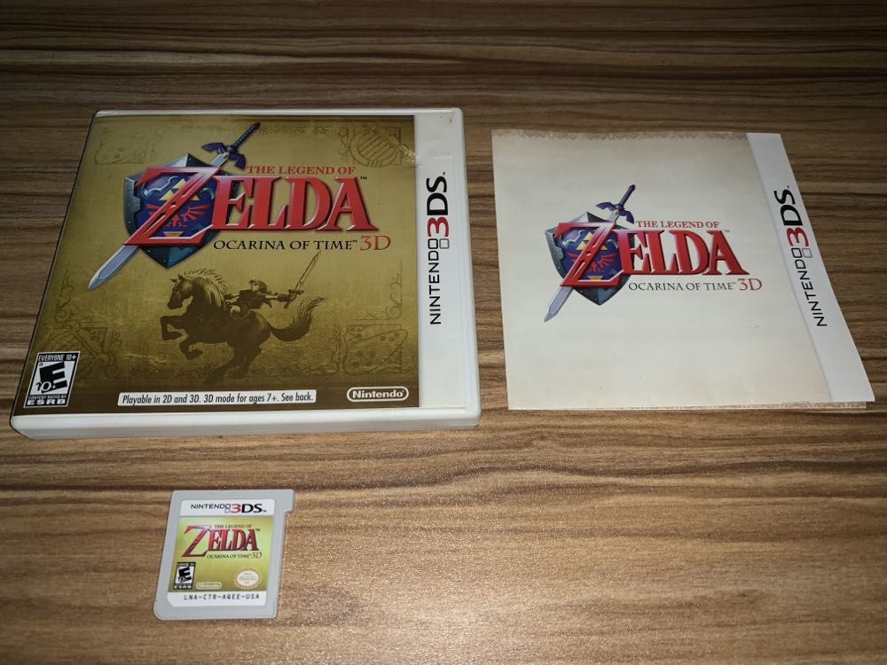 The Legend of Zelda: Ocarina Of Time 3D - Nintendo 3DS (Nintendo - 1) video game collectible [Barcode 045496741556] - Main Image 3