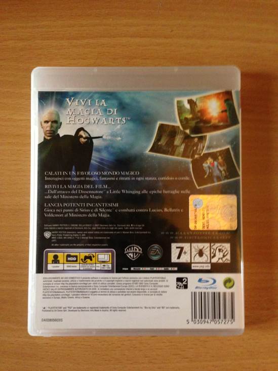 Harry Potter et l’ordre du phénix - Sony PlayStation 3 (PS3) video game collectible [Barcode 5030947057275] - Main Image 2