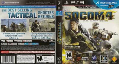 Socom 4 U.S. Navy Seals - Sony PlayStation 3 (PS3) (Zipper Interactive - 40) video game collectible [Barcode 4948872961202] - Main Image 2